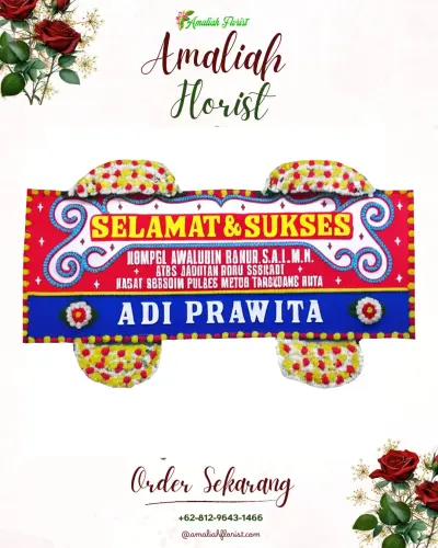 Karangan Bunga Ucapan Selamat di Galudra