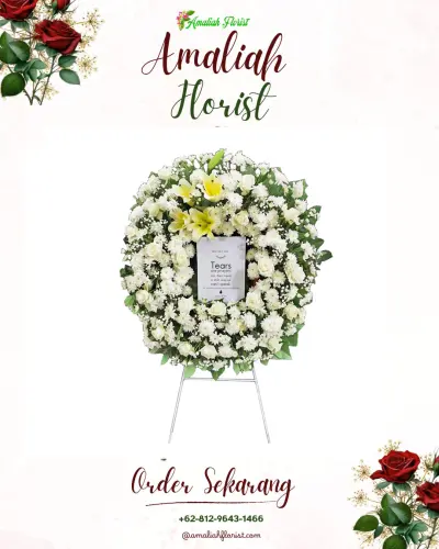 Krans Bunga Duka Cita di Galudra