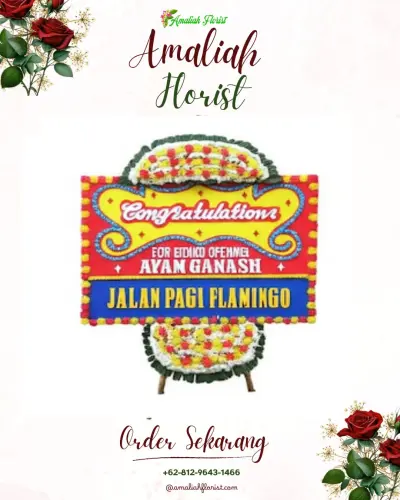 Bunga Papan Congratulation di Galudra